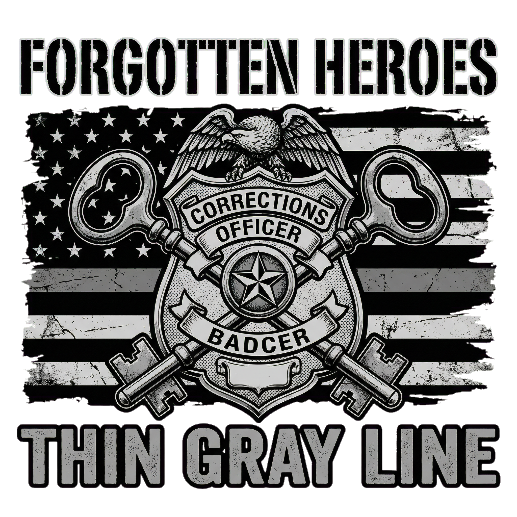 Forgotten Heroes Corrections Officer Shirt